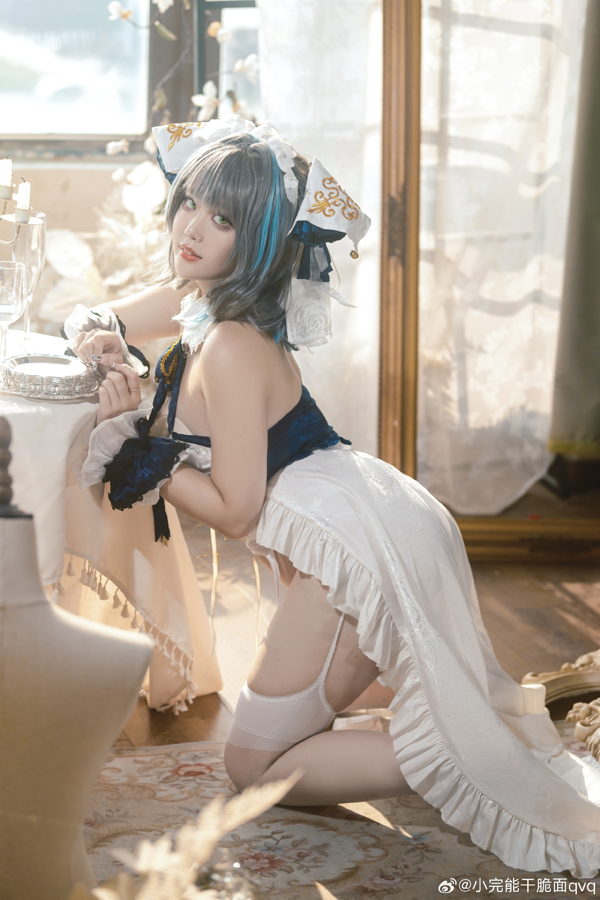 动漫cosplay,碧蓝航线柴郡@小完能干脆面qvq