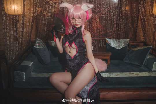 【COS正片】FGO Assassin 旗袍 玉藻前cos CN铁板烧鬼舞w